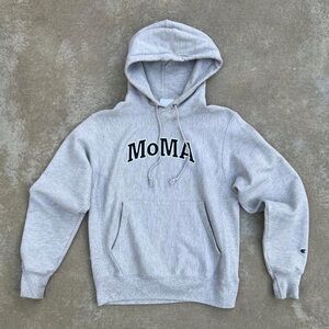 MoMA Champion Hoodie Oxford Gray - Size S (Women’s M)